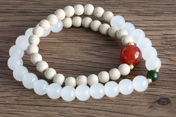 Transparent Two-color Double Strings
