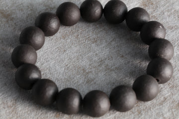 Purple Clay Black Clay Bracelet