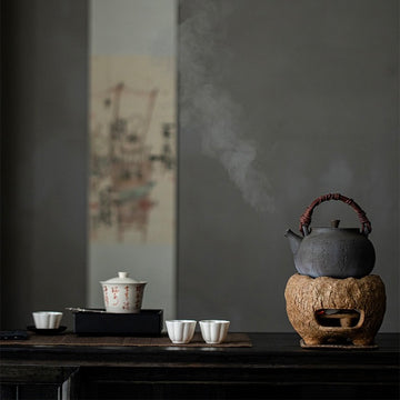 Coarse Earthenware Rattan tea stove
