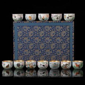 The Twelve Chinese Zodiac Signs teacup