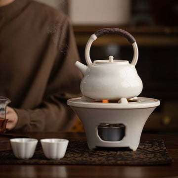 White Pottery tea stove