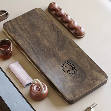 Good Luck tea tray