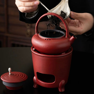The Red Tea Stove In The Forbidden City