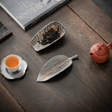 Coarse Pottery tea scoop