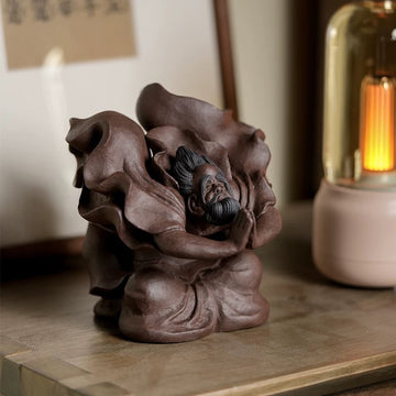 Flying Bodhidharma tea pet