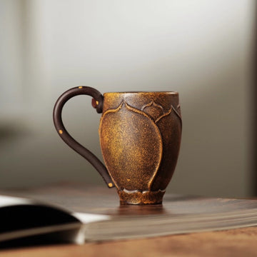 Carry Lotus Flowers By Hand teacup