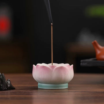 Lotus incense burner