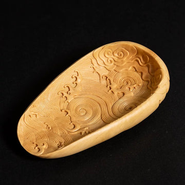 Boxwood tea scoop