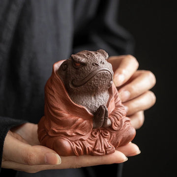 Master Golden Toad tea pet