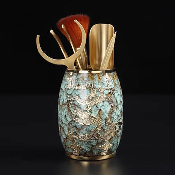 Gold-inlaid Jade