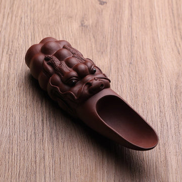 Yixing Purple Clay tea scoop
