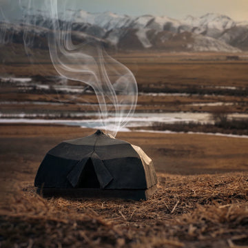Tent incense burner