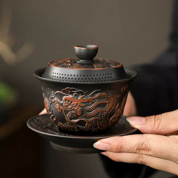 Purple Pottery gai wan