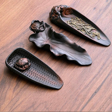 Purple Pottery tea scoop
