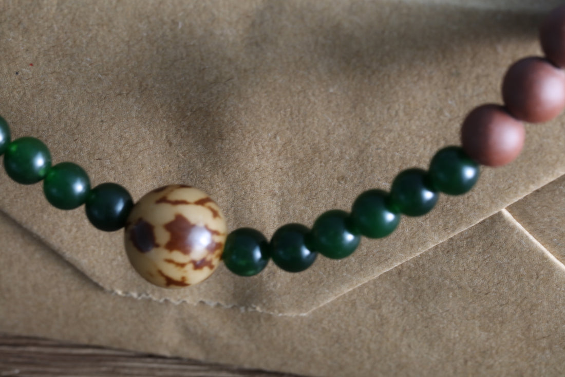 Classic Purple Clay Bodhi Double Strings