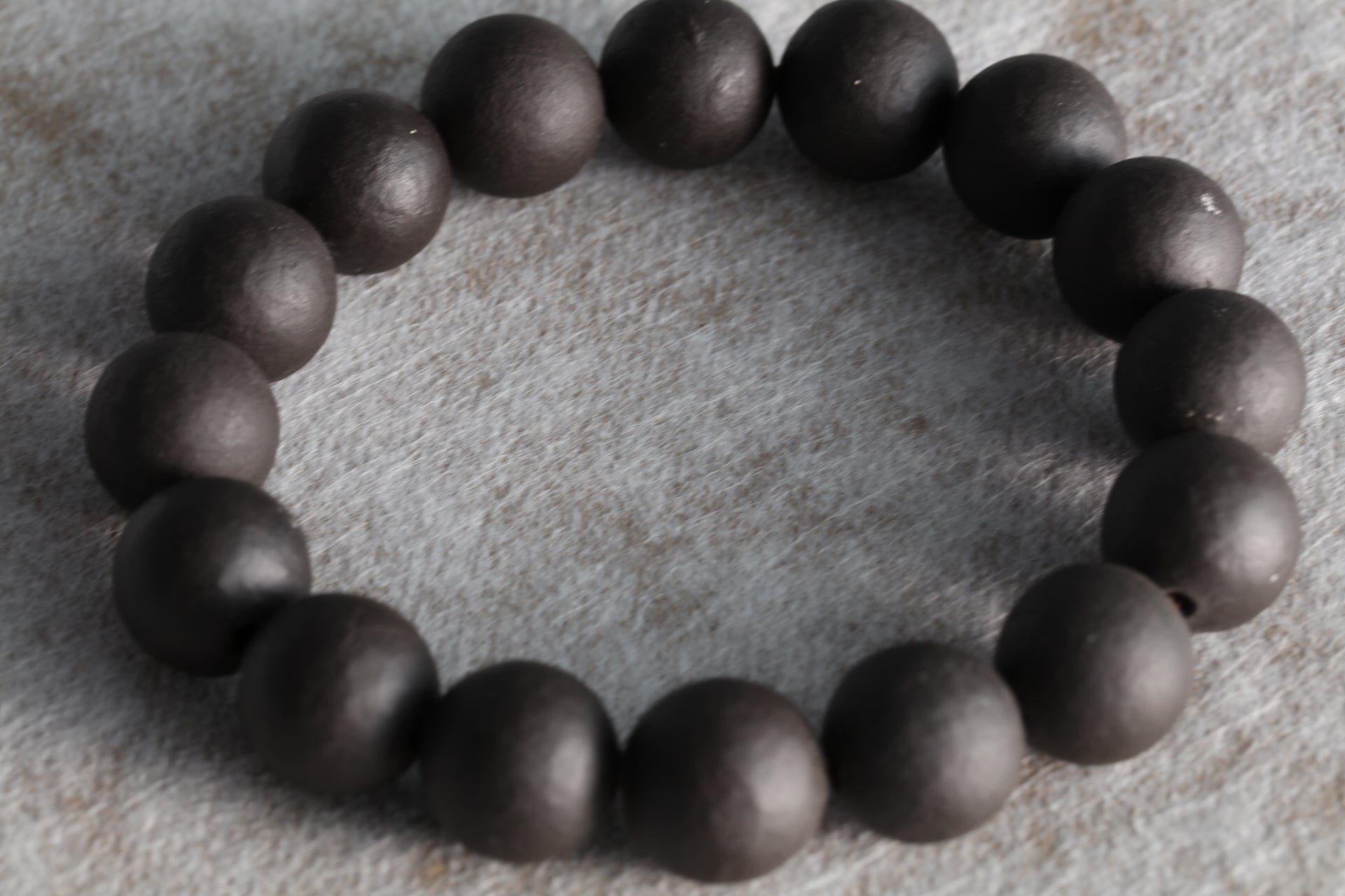 Purple Clay Black Clay Bracelet