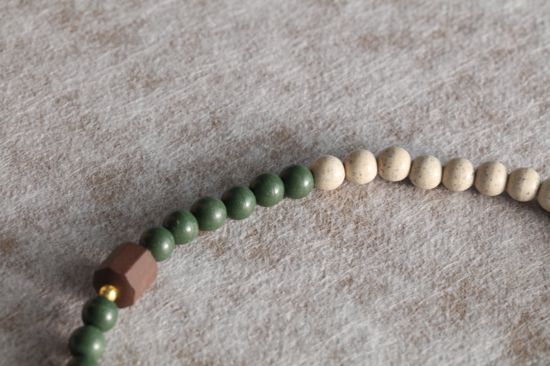 Double Strings Of Two-color Clay