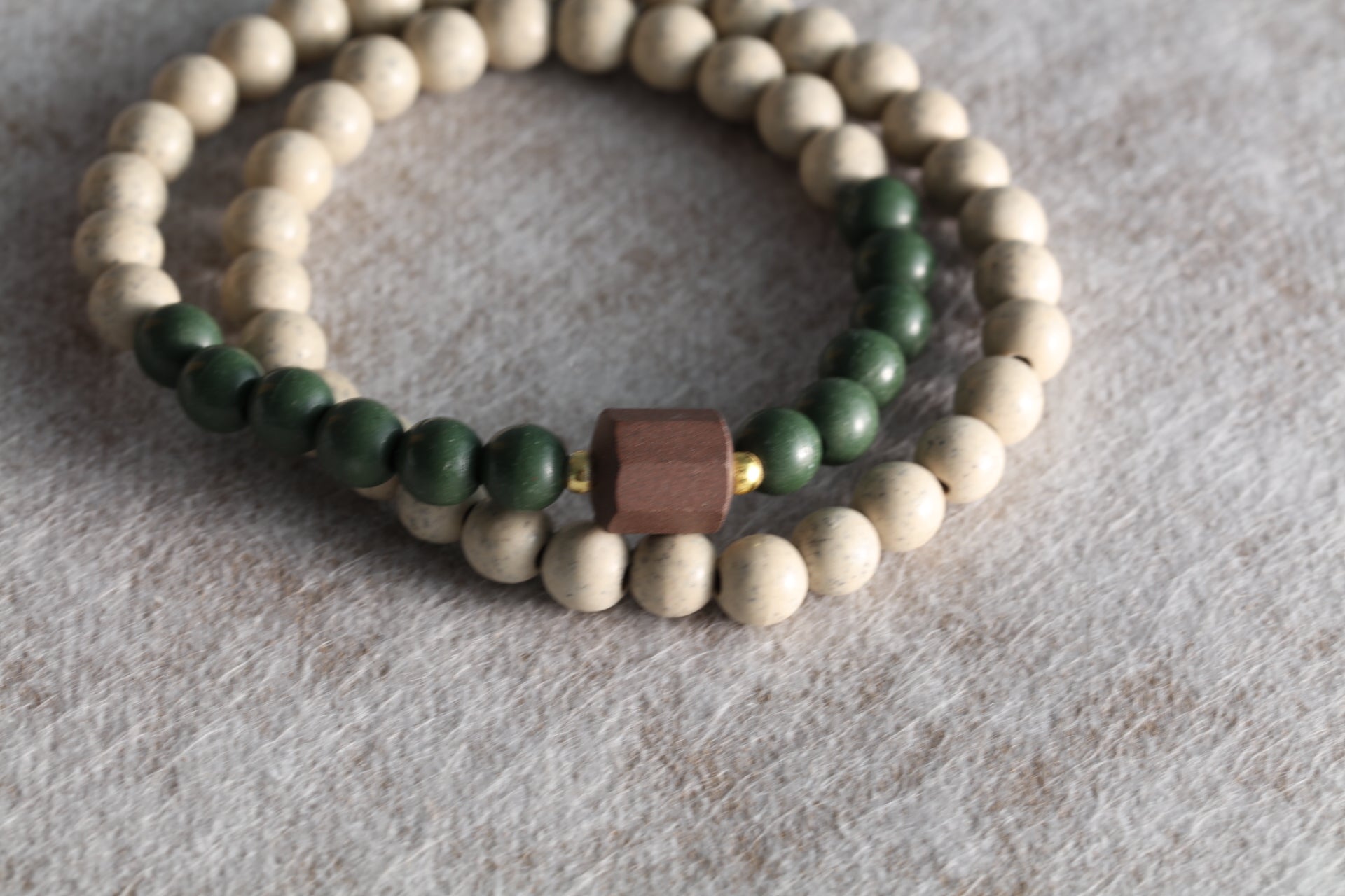 Double Strings Of Two-color Clay
