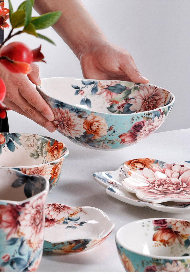 Flower tea sets