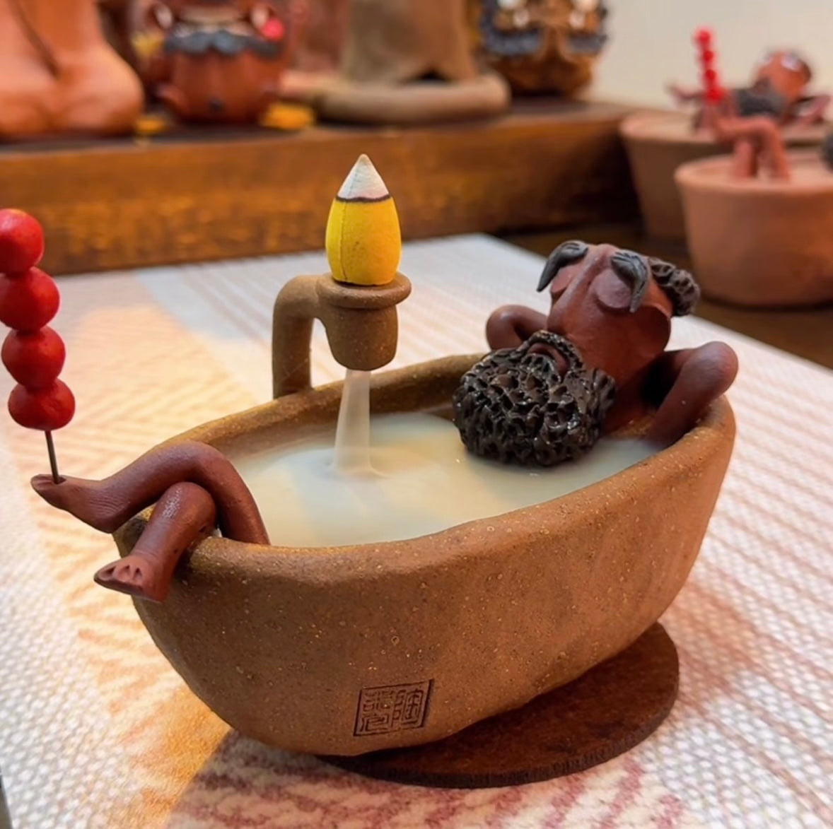 The Bathing Bodhidharma