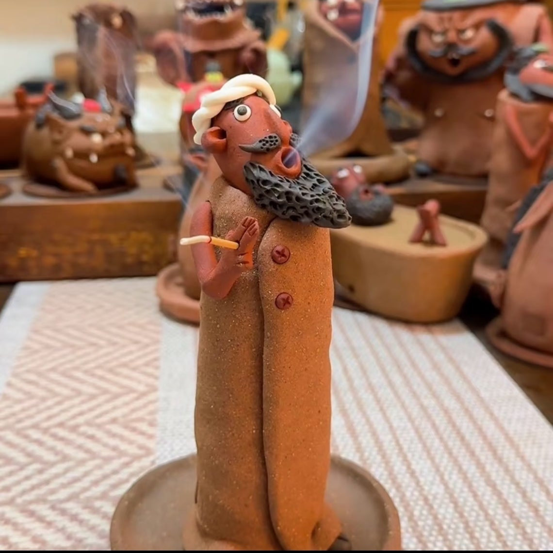 Bearded Incense Burner