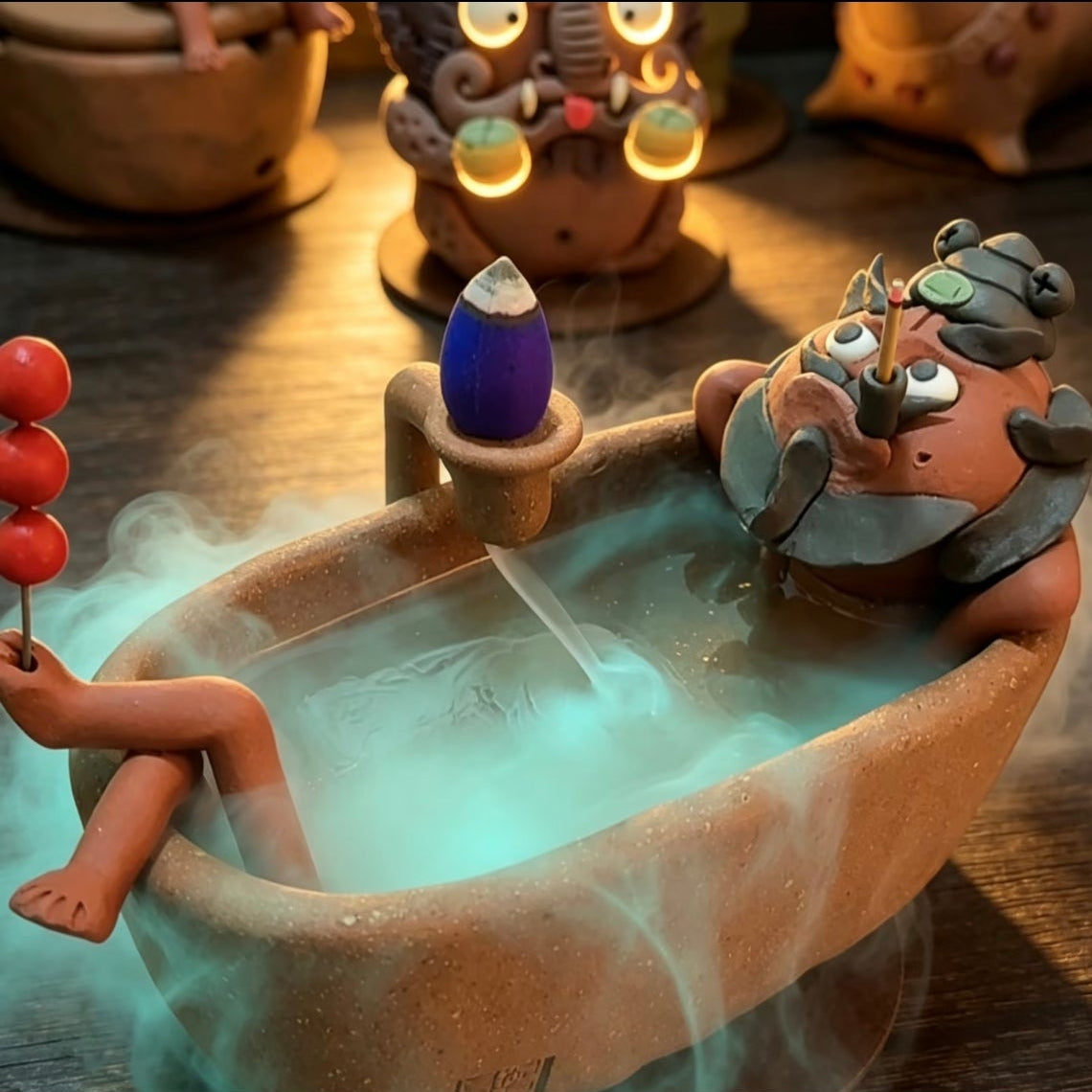 Zhong Kui Bathing