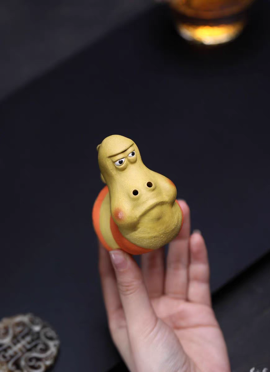 Funny Larva Teapot