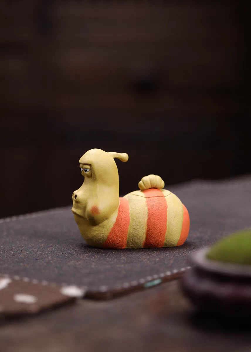 Funny Larva Teapot