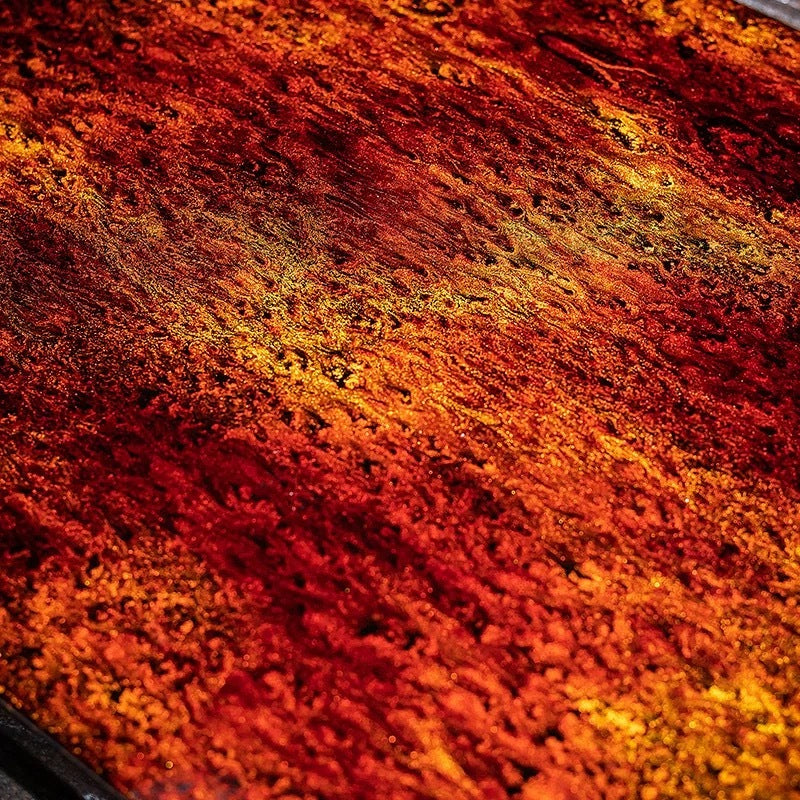 Firework Lacquer tea tray