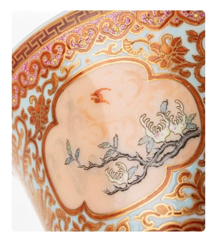 Pastel High-End Luxury covered bowl