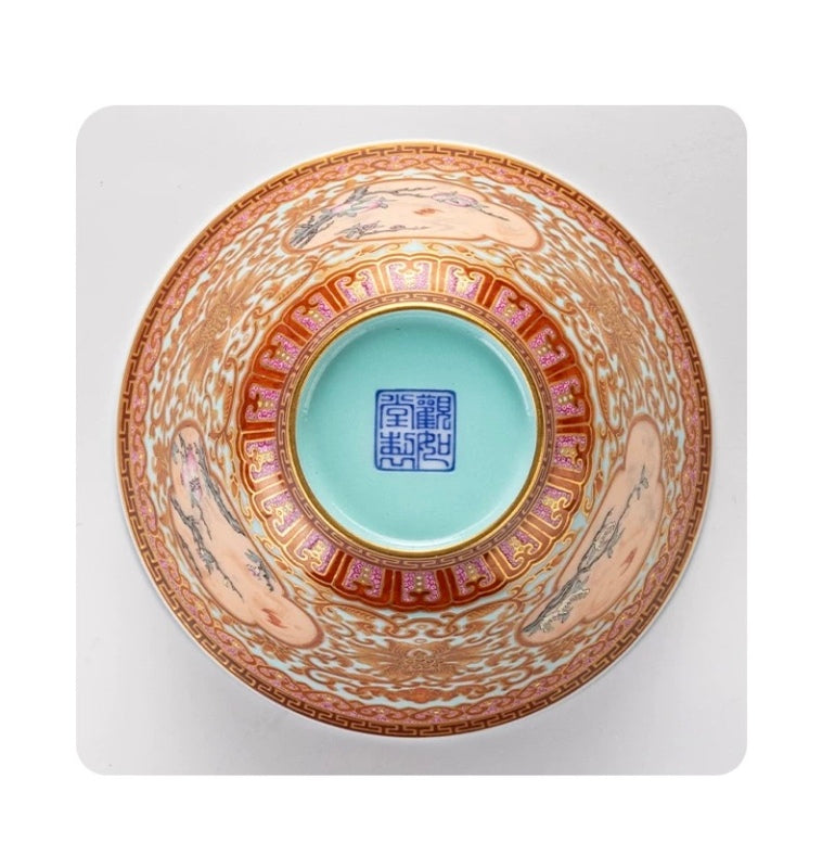 Pastel High-End Luxury covered bowl