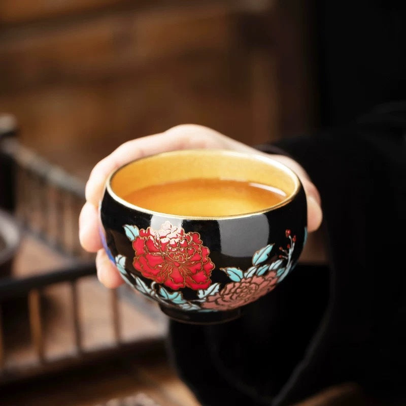 Magnificent Peony teacup