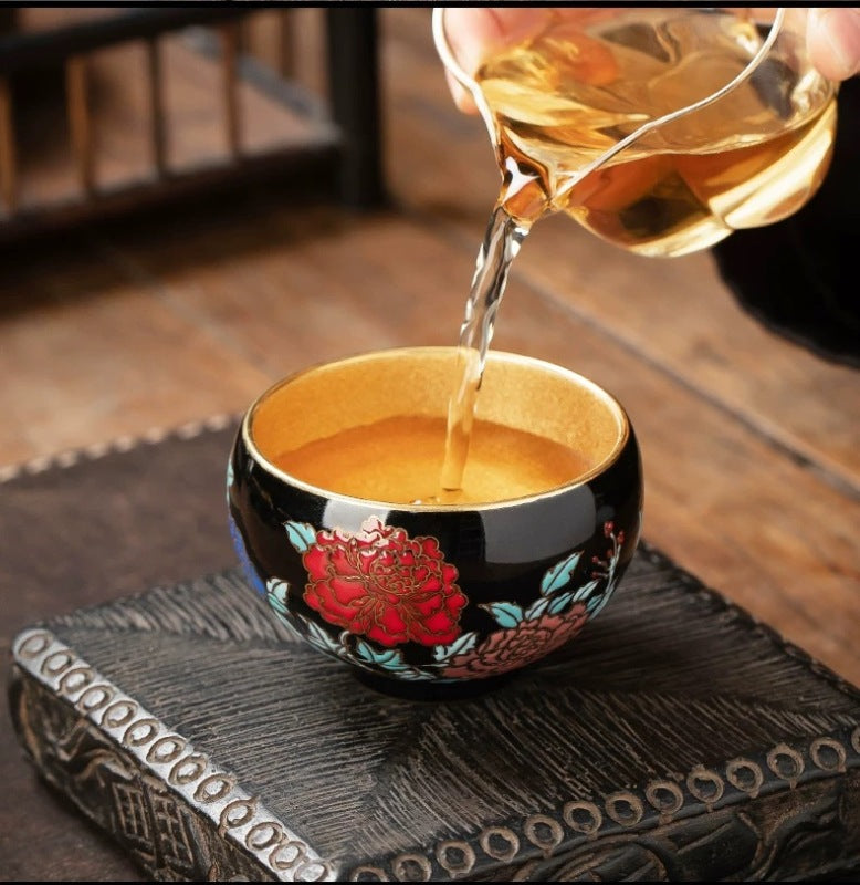 Magnificent Peony teacup