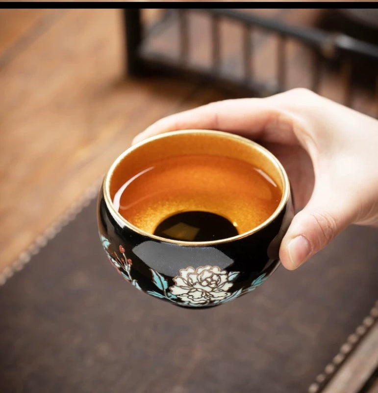 Magnificent Peony teacup