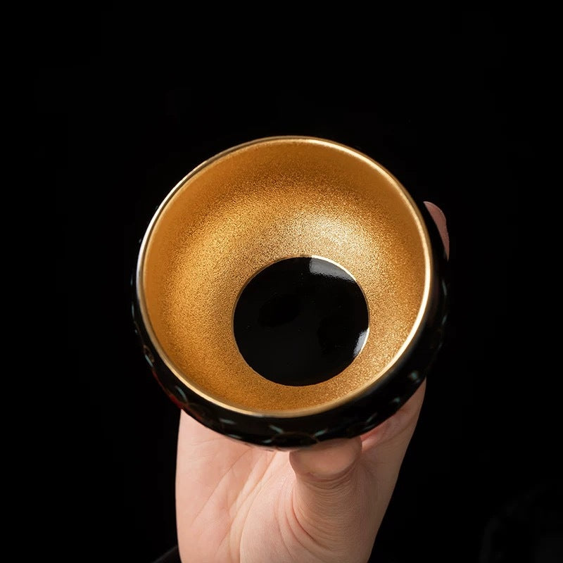 Hand-painted Auspicious Symbols teacup