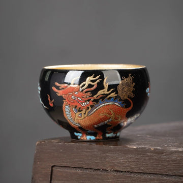 Hand-Painted QiLin teacup