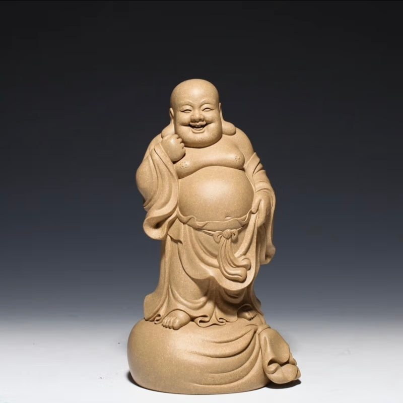Happy Arhat Sculpture