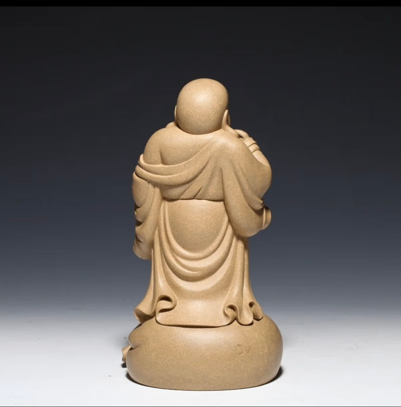Happy Arhat Sculpture