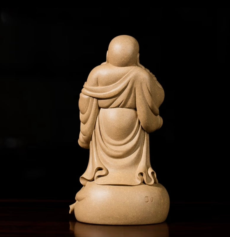 Happy Arhat Sculpture