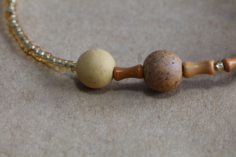 Yixing Purple Clay Bamboo Joint Bracelet