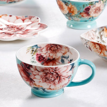 Flower tea sets