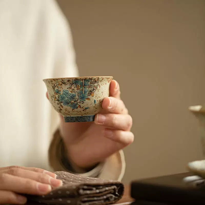 Vintage Coarse Pottery teacup