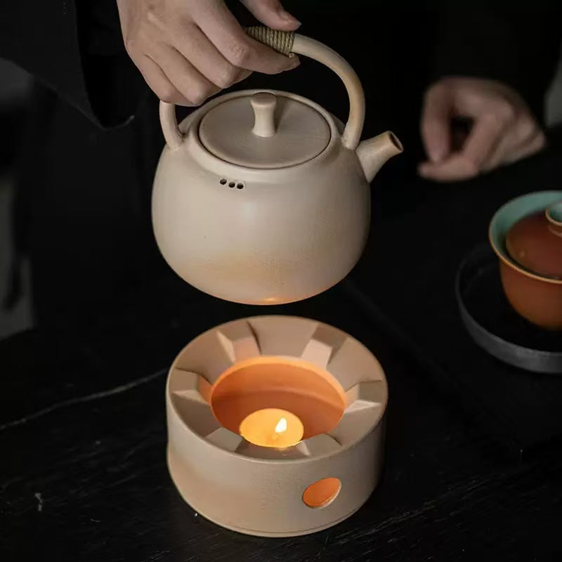 Ceramic Handle Teapot tea stove