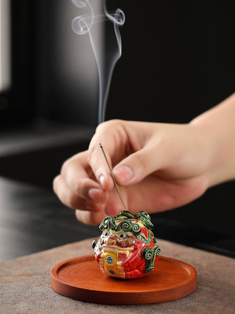 Attract Wealth incense burner