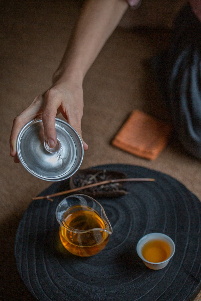 Silver Glaze Handmade  gaiwan