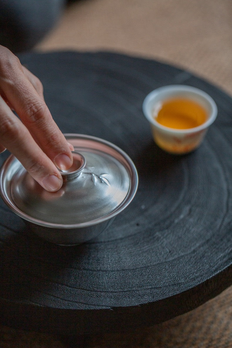 Silver Glaze Handmade  gaiwan