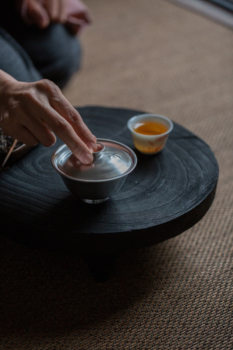 Silver Glaze Handmade  gaiwan