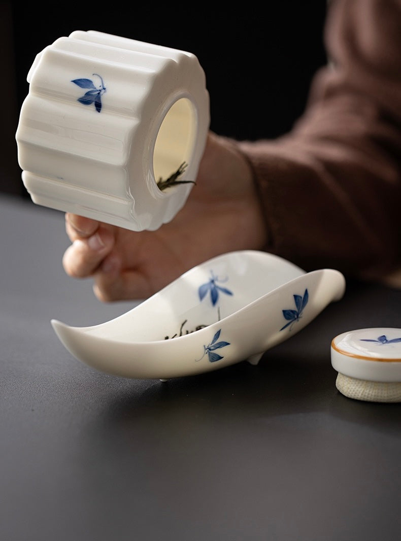 White Porcelain tea scoop