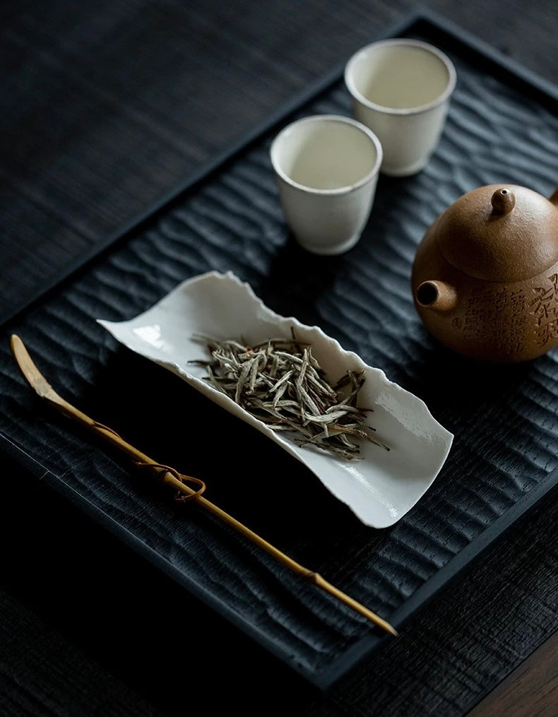 White Porcelain tea scoop
