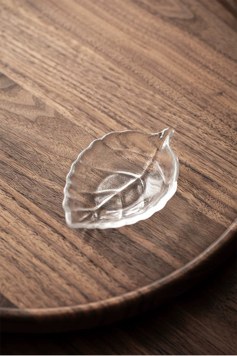 Crystal Leaf tea scoop